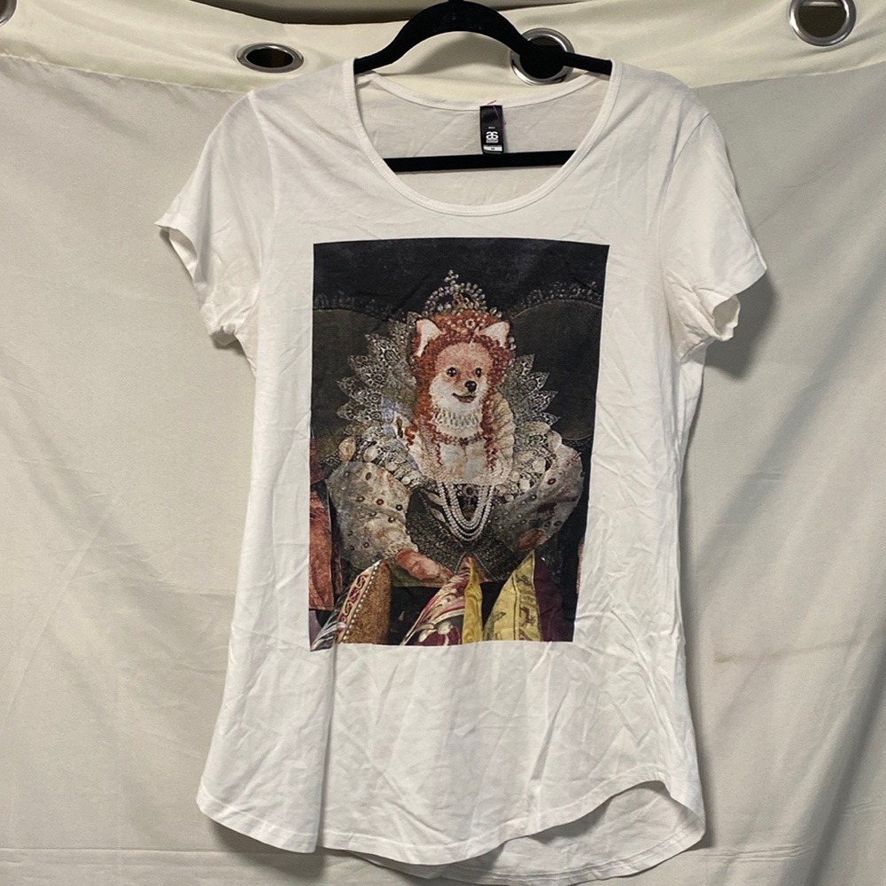 Asos Victorian Corgi Queen Tee Size Medium